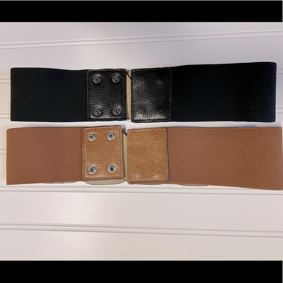LIKE NEW‼️(Set of 2) BCBGMaxAzria Stretch Belts -XS - Picture 4 of 6